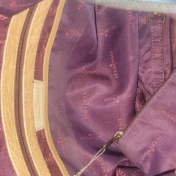 Anuschka Blue Hand Painted Leather Shoulder Bag - Picture 15 of 16